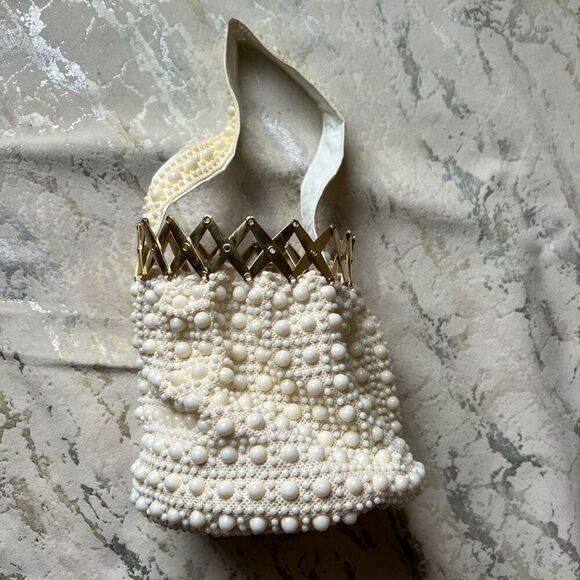 Vintage Beaded hand Potli mini handbag - Picture 3 of 11